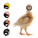 Black Pet Chicken Helmet Set of 3 – Protective Headgear for Chicks, Hens, and Birds