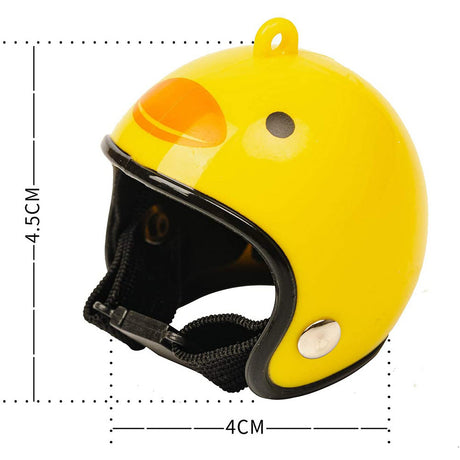 Yellow Pet Chicken Helmet Set of 3 – Protective Headgear for Chicks, Hens, and Birds
