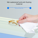 Black 3-Meter Self-Adhesive Reinforced Skirting Board – 10 cm Wide Wall Decorative Trim for Home Interior