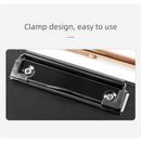 Purple Three-Fold Clipboard with Document Holder – PP Material, Compact Design for Medical & Office Use