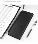 Purple Three-Fold Clipboard with Document Holder – PP Material, Compact Design for Medical & Office Use