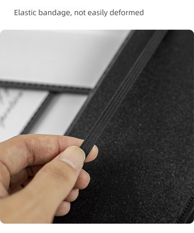 Purple Three-Fold Clipboard with Document Holder – PP Material, Compact Design for Medical & Office Use