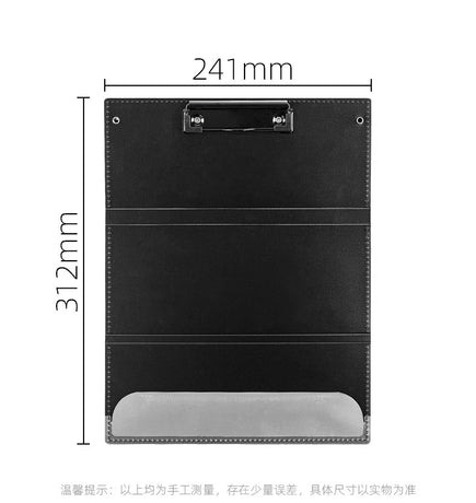 Purple Three-Fold Clipboard with Document Holder – PP Material, Compact Design for Medical & Office Use