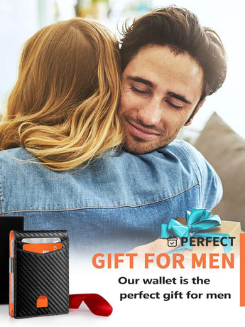 Black 12-Card Slot Men's Wallet with RFID Protection – Slim, Durable, and Secure Bifold Wallet