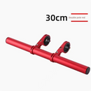 Red 30cm Aluminum Bicycle Handlebar Extension Bracket – Multi-Functional Mount for Bike Accessories