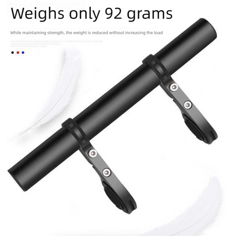Red 30cm Aluminum Bicycle Handlebar Extension Bracket – Multi-Functional Mount for Bike Accessories