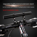 Red 30cm Aluminum Bicycle Handlebar Extension Bracket – Multi-Functional Mount for Bike Accessories