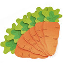 6-Pack Carrot-Shaped Utensil Pouch Set – Easter-Themed Cutlery Case for Kids and Families