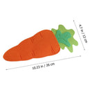 6-Pack Carrot-Shaped Utensil Pouch Set – Easter-Themed Cutlery Case for Kids and Families