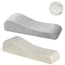 Grey 2-Pack Chair Armrest Pad – Memory Foam Elbow Support Cushion for Office and Home Chairs