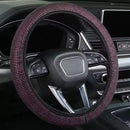 Light purple Crystal Rhinestone Steering Wheel Cover – Elastic Stretch Design with Full Diamond Embellishment
