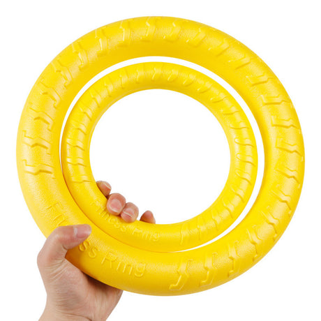 EVA Dog Toy Set – 4-Piece Interactive Play Kit for Small Dogs with Floating Disc, Pull Ring, Chew Ball & Tug Rope