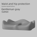 Grey Ergonomic Memory Foam Seat Cushion – Coccyx Relief for Office, Car and Long Sitting