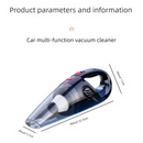 Piano lacquer black Portable Cordless Vacuum Cleaner – High-Power Lithium Battery with Strong Suction for Car and Home Use