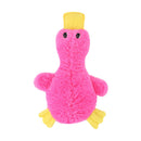 2-Pack Pink Plush Duck Dog Toy with Sound, Soft Fur and Squeaker for Teething & Dental Care – Durable Chew Toy for Dogs