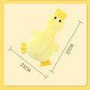 2-Pack Pink and yellow Plush Duck Dog Toy with Sound, Soft Fur and Squeaker for Teething & Dental Care – Durable Chew Toy for Dogs