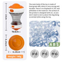 2-Pack green and orange Interactive Feeder Toy for Dogs and Cats with Slow Feeding Design, Durable ABS Material – Ideal for Mental Stimulation and Healthy Eating Habits