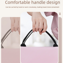 Pink Double-Layer Insulated Lunch Bag with Aluminum Foil Lining, Thermal Food Carrier for Hot & Cold Meals – Large Capacity, Reusable & Easy to Clean