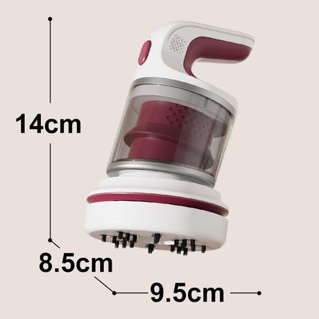 Orange Compact Desktop Vacuum Cleaner – Cordless Handheld Dust Remover for Office, Keyboard, Car & Home Use with Dual Suction Modes and USB Charging