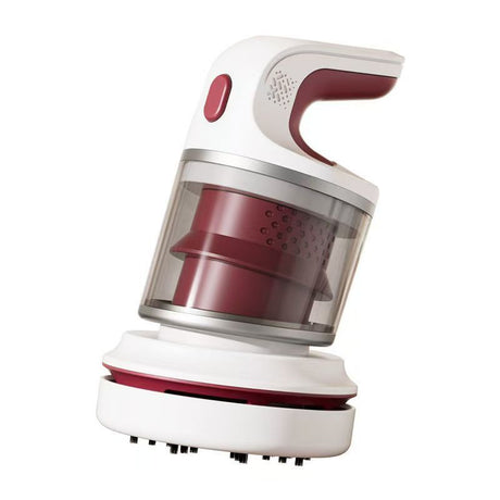 Red Compact Desktop Vacuum Cleaner – Cordless Handheld Dust Remover for Office, Keyboard, Car & Home Use with Dual Suction Modes and USB Charging