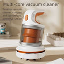 Green Compact Desktop Vacuum Cleaner – Cordless Handheld Dust Remover for Office, Keyboard, Car & Home Use with Dual Suction Modes and USB Charging