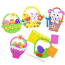5-Pack The Chick and the Rabbit Easter EVA Craft Basket Kit – DIY Creative Art & Craft Supplies for Kids, Perfect for Parent-Child Activities and Holiday Decorations