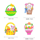 4-Pack Easter EVA Craft Basket Kit – DIY Decorative Set for Kids, Perfect for Holiday Crafts, Classroom Activities & Parent-Child Projects