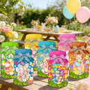 27-Piece Easter Treat Bag Set – 9 Unique Designs, 3 of Each, Jar-Style Candy Bags with Window for Party Favors and Holiday Gifts
