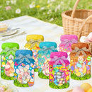 27-Piece Easter Treat Bag Set – 9 Unique Designs, 3 of Each, Jar-Style Candy Bags with Window for Party Favors and Holiday Gifts