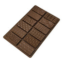 2-Piece Dubai Rectangle Chocolate Silicone Mold Set – Food-Grade, Easy Release, Heat-Resistant Baking Molds for Chocolate, Candy, and Cake(12-in-1)