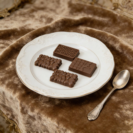 2-Piece Dubai Rectangle Chocolate Silicone Mold Set – Food-Grade, Easy Release, Heat-Resistant Baking Molds for Chocolate, Candy, and Cake(12-in-1)