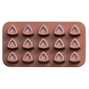2-Piece Dubai Rectangle Chocolate Silicone Mold Set – Food-Grade, Easy Release, Heat-Resistant Baking Molds for Chocolate, Candy, and Cake(Triangle chocolates)