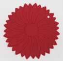 5-Piece Round Flower Silicone Trivet Set – Heat-Resistant, Non-Slip, Dishwasher-Safe Pot Holder for Kitchen Protection and Table Decoration