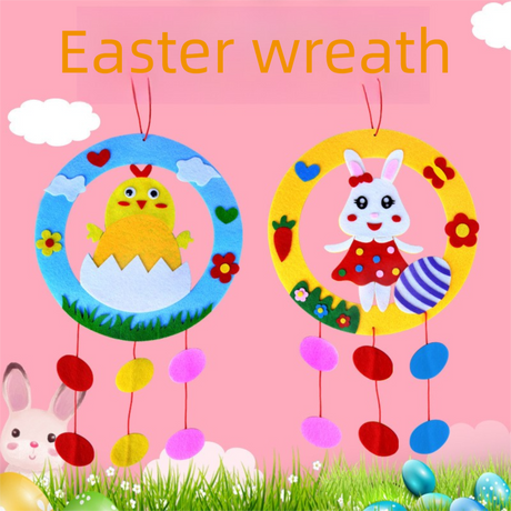 Chickens 3-Piece Easter Kids Craft Decoration Set – DIY Hanging Ornaments for Preschool Activities and Holiday Fun