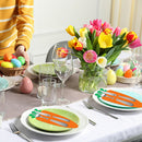Rabbit 18-Piece Easter Cutlery Holders Set – 3 Identical Sets of 6, Festive Tableware Decor for Holiday Dining and Party Use
