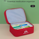 Green Compact Double-Layer Medicine Storage Case – Portable First Aid Organizer for Home, Travel & Emergency Use