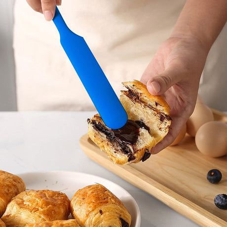 10-Pack Black Mini Silicone Spatulas – Flexible Baking Scrapers for Flour, Jam, Butter & Cake Decorating