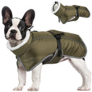 Blue Dog Winter Jacket – Warm, Windproof & Waterproof Pet Coat with Fleece Lining and Reflective Strips for Cold Weather(Size: 3XL)