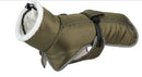 Green Dog Winter Jacket – Warm, Windproof & Waterproof Pet Coat with Fleece Lining and Reflective Strips for Cold Weather(Size: XL)