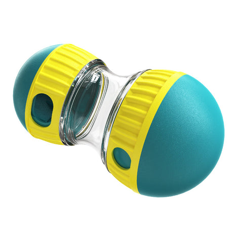 2-Pack Green Small Slow Feeder Dog Toy – Rolling Treat Dispenser Balls for Puzzle Feeding, Mental Stimulation, and Digestive Health(Size: L)