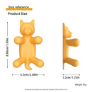 2-Pack Silicone Sponge Holder – Bear and Cat Shaped Dish Rack for Sink, Soap & Scrubber Storage