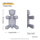 2-Pack Silicone Sponge Holder – Bear and Cat Shaped Dish Rack for Sink, Soap & Scrubber Storage
