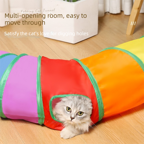Cat Track Ball Toy – Wave-Shaped Wall Mount Puzzle for Indoor Cats, with Rolling Balls and Suction Cups(S-shaped)