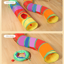Cat Track Ball Toy – Wave-Shaped Wall Mount Puzzle for Indoor Cats, with Rolling Balls and Suction Cups(S-shaped)