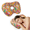 Sunflower Hollow Ear Support Pillow – Adjustable Side Sleep Neck Cushion with PP Cotton Filling and Breathable Fabric