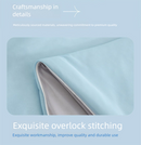 Melon powder Cooling Summer Quilt with Ice Silk Fabric Lightweight Breathable Air Conditioner Blanket 180x220cm Soft Washable Comforter for Home Sleep Comfort