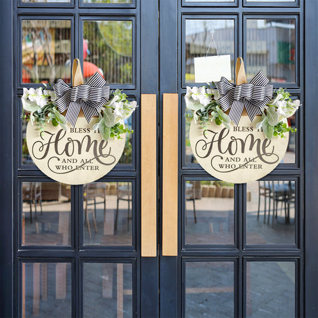 Rustic Wooden Door Hanger – 
