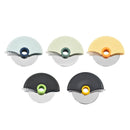 5-Pack Round Wheel Pizza Cutter Set with Protective Covers, Detachable Stainless Steel Pie Cutter, Easy Clean Kitchen Baking Tools