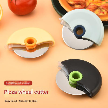 5-Pack Round Wheel Pizza Cutter Set with Protective Covers, Detachable Stainless Steel Pie Cutter, Easy Clean Kitchen Baking Tools