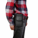 2-Pack Black Universal Heavy-Duty Nylon Belt Holster Pouch with Card Slot – Durable Oxford Cloth Waist Pack for iPhone 16 Pro Max & Android Phones – Vertical & Horizontal Carry Options (XXL)